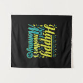 Tenture Cadeau pour maman bon premier jour de fête des mam (Devant (Horizontal))