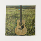 Tenture Cadeau pour petit ami guitariste (Devant)