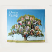 Tenture Cadeau Unique et Inoubliable | Arbre Généalogique  (Devant (Horizontal))