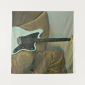 Tenture Cadeaux de guitare pour papa (Devant (Horizontal))