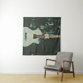 Tenture Cadeaux de guitariste cool (En situation (horizontale))