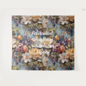 Tenture Cadeaux de retraite sur mesure pour la Fleur sauva (Devant (Horizontal))