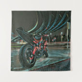 Tenture cadeaux moto pour petit ami (Devant)