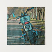 Tenture cadeaux moto pour petit ami (Devant)