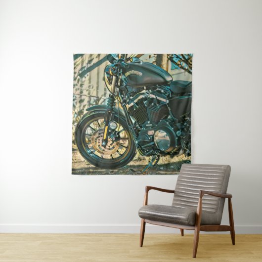 Tenture Cadeaux motos (En situation)