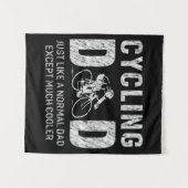 Tenture Cadeaux Papa Cyclisme Pour Père Cool Papa Cyclisme (Devant (Horizontal))