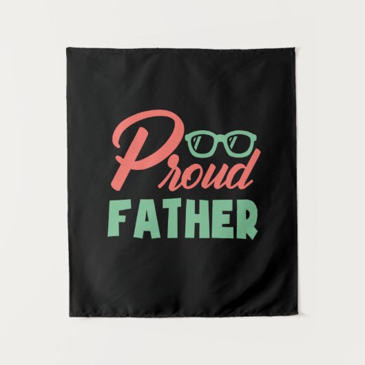 Tenture Cadeaux papa | Père fier (Devant)