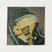 Tenture Cadeaux pour guitariste (Devant (Horizontal))