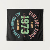 TENTURE CADEAUX VINTAGE PERSONNALISER NOM ANNIVERSAIRE ANN (Devant (Horizontal))