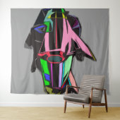 Tenture Cadillac coloré (En situation (horizontale))