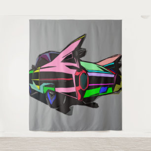 Tenture Cadillac coloré