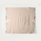 Tenture Cadre de fond de photo Oasis Bohème Rustique (Devant (Horizontal))