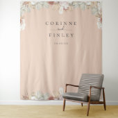 Tenture Cadre de fond de photo Oasis Bohème Rustique (En situation)