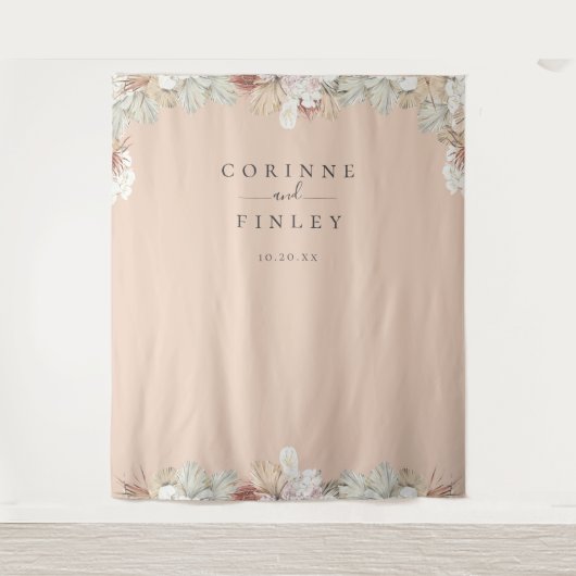 Tenture Cadre de fond de photo Oasis Bohème Rustique (Devant)