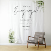 Tenture Cadre de la partie d'engagement Floral (En situation)