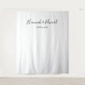 Tenture cadre de mariage élégant, accessoires photo, perso (Devant)