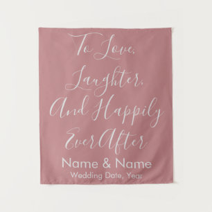 Tenture Cadre de mariage personnalisé pour la réception Ro