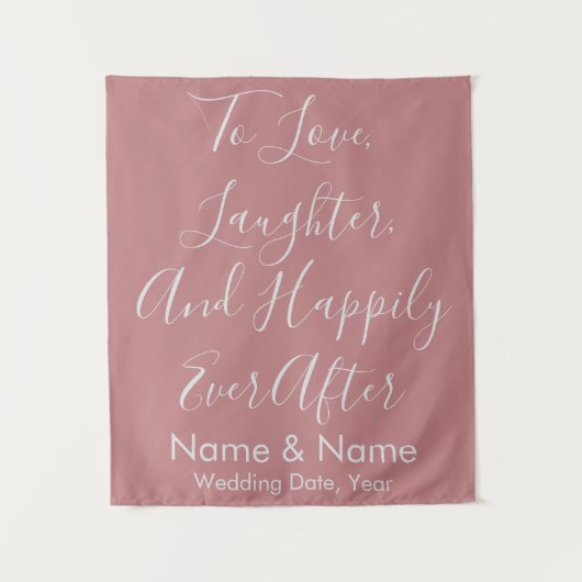 Tenture Cadre de mariage personnalisé pour la réception Ro (Devant)