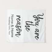 Tenture Cadre de mariage personnalisé pour la réception su (Devant (Horizontal))