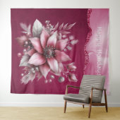 Tenture Cadre de vacances Floral Rose (En situation (horizontale))