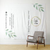 Tenture Cadre doré Monogramme Entreprise de photographie B (En situation (horizontale))