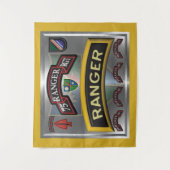 Tenture Cadre en acier 75e régiment de Rangers (Devant)