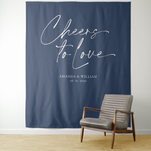 Tenture Cadre Mariage "Cheval to Love" (En situation)