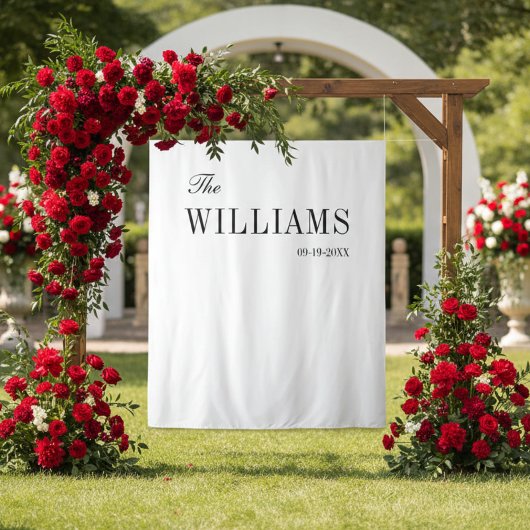 Tenture Cadre mariage moderne et élégant