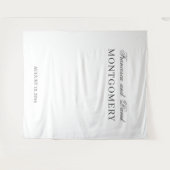 Tenture Cadre mariage moderne et simple (Devant (Horizontal))
