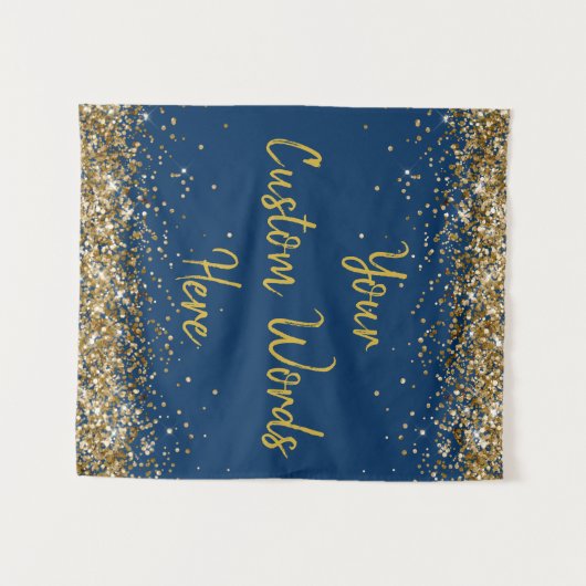 Tenture Cadre personnalisé Anniversaire Fête Photo Booth M (Devant (Horizontal))