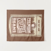 Tenture Café de qualité supérieure haricots à l'affiche ca (Devant (Horizontal))