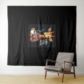 Tenture Café est pour Weary Funny Giraffe Lover café (En situation (horizontale))