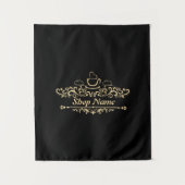 Tenture Café maison moderne Boulangerie personnalisée Logo (Devant)