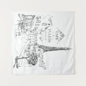Tenture Café Paris (Devant (Horizontal))
