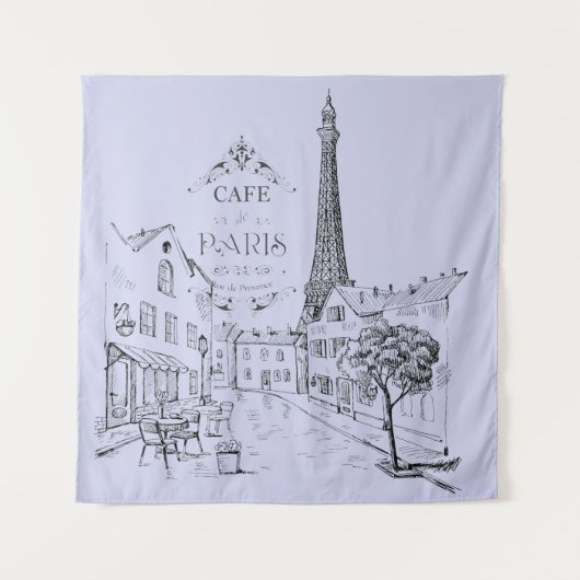 Tenture Café Paris Tapestry (Devant)