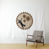 Tenture cage à moteur pour chien avec roues (En situation (horizontale))