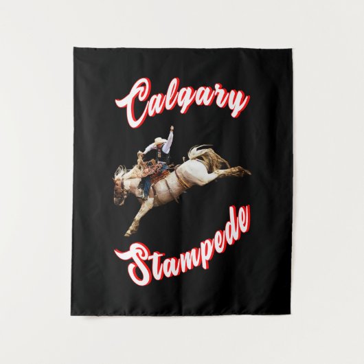 Tenture Calgary Heure Canada Juillet Riders Calgary Stampe (Devant)