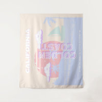 Californie, Plage, Art de voyage, Prépa, Pastel