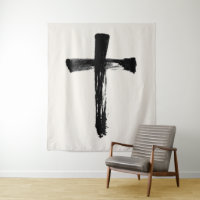 Calligraphie Croix Christian Moderne Crucifix