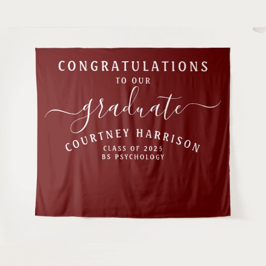 Tenture Calligraphie élégante de script pour la remise des (Devant (Horizontal))