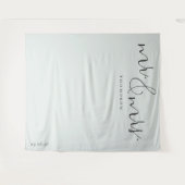 Tenture Calligraphie grise élégante (Devant (Horizontal))