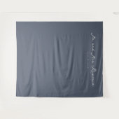 Tenture Calligraphie grise élégante (Devant (Horizontal))