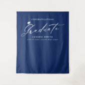 Tenture Calligraphie moderne simple bleu pour fête de remi (Devant)