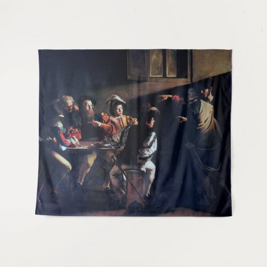 Tenture Calling of Saint Matthew, Caravaggio (Devant (Horizontal))