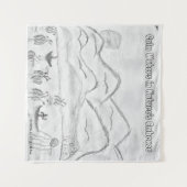 Tenture 'Calm Waters in  Nature's Embrace' Tapestry (Devant (Horizontal))
