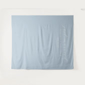 Tenture Calme Bleu Tout Juste Mariés (Devant (Horizontal))