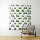 Tenture Camel llama Alpaca Design Motif (En situation)