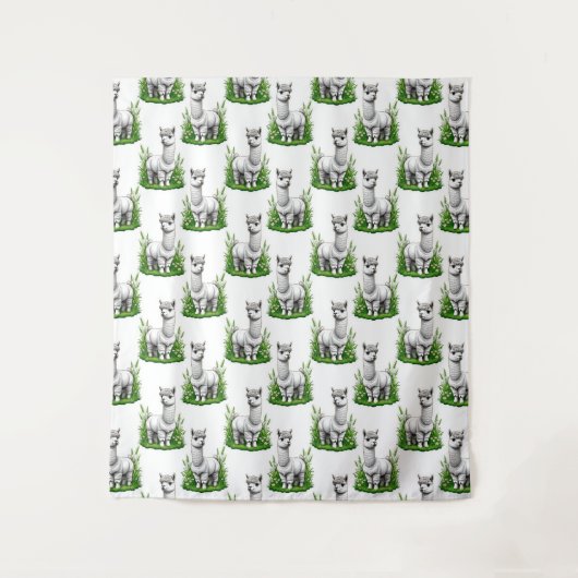 Tenture Camel llama Alpaca Design Motif (Devant)
