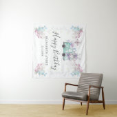 Tenture Camion de joyeux anniversaire de Pâques de printem (En situation (horizontale))