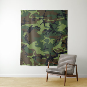 Tenture Camion militaire de Green Forest